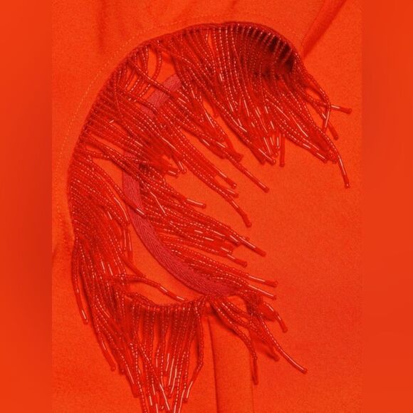 STAUD Beaded Mini Bodycon Dress size S - Picture 11 of 13